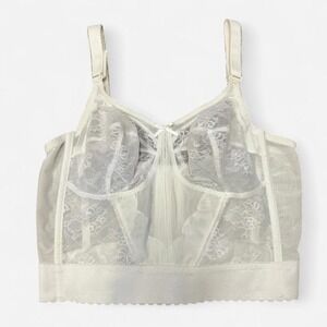 White Bralette Lace Top